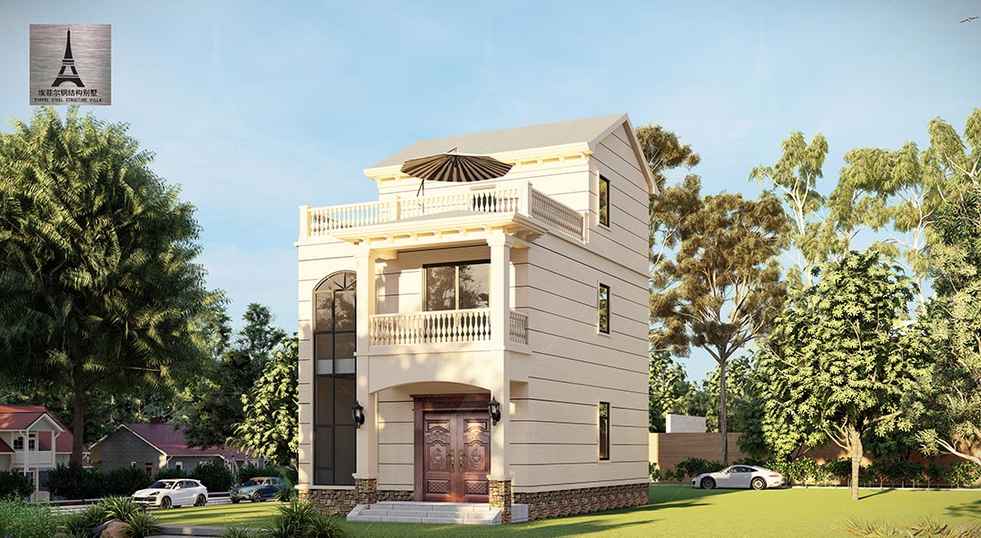 邯鄲三層輕鋼別墅案例 邯鄲三層輕鋼別墅案例